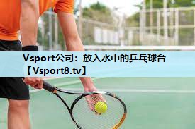 放入水中的乒乓球台 放入水中的乒乓球台